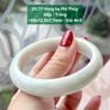 Vòng Hẹ Phỉ Thuý Nếp Trắng 56mm 20.77