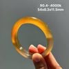 Vòng Hẹ Mã Não Chalcedony Đỏ Cam 54mm 90.4