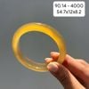 Vòng Hẹ Mã Não Chalcedony Vàng Hoàng Kim 54.7mm 90.14