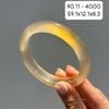 Vòng Hẹ Mã Não Chalcedony Vàng Hoàng Kim 59.1mm 90.11