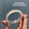 Vòng Hẹ Mã Não Chalcedony Bạch Nguyệt Quang 52.8mm 97.67
