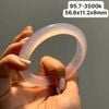 Vòng Hẹ Mã Não Chalcedony Tím Chu Sa 56,6mm 95.7