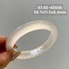 Vòng Hẹ Mã Não Chalcedony Bạch Nguyệt Quang 56.7mm 97.40