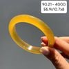 Vòng Hẹ Mã Não Chalcedony Vàng Hoàng Kim 56.9mm 90.21