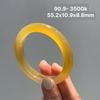 Vòng Hẹ Mã Não Chalcedony Vàng Hoàng Kim 55.2mm 90.9
