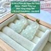 Phật Bà Ngọc Phỉ Thúy Băng - Thanh Thủy Lục Móc Vàng Vàng 18K ~18.2x27.3x4.6mm 30.84.2
