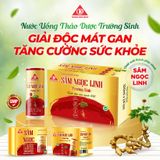  Sâm Ngọc Linh Trường Sinh - đỏ (hộp 06 lon) 