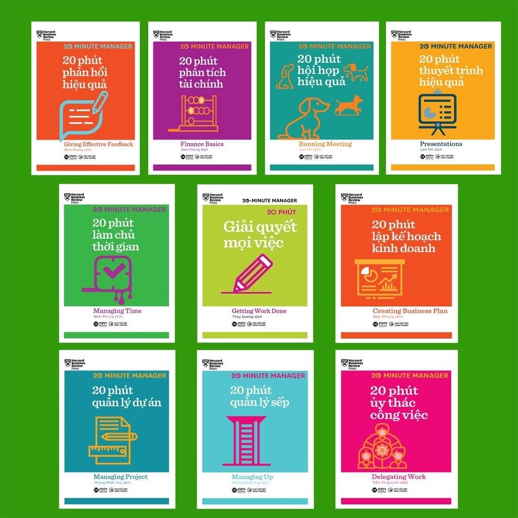  ( Combo 10 cuốn ) - Harvard Business Review: HBR 20 phút 