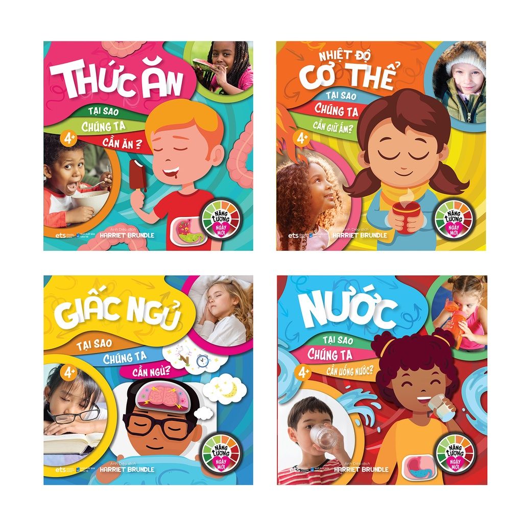  Năng Lượng Ngày Mới ( Truyện thiếu nhi - 4 cuốn ) 