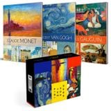  Bộ 3 Danh Họa Nối Tiếng: Larousse: Vincent Van Gogh + Claude Monet + Paul Gauguin 