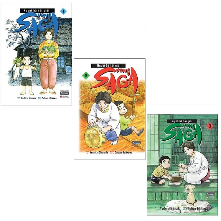  Người Bà Tài Giỏi Vùng Saga (  Combo 3 cuốn: Tập 1+2+3 ) 