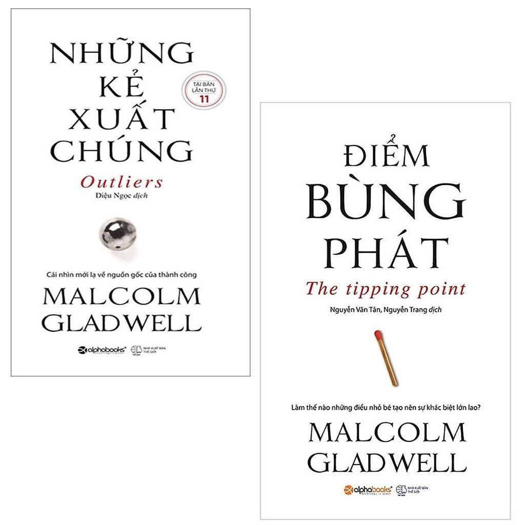  ( Combo 2 cuốn ) Điểm Bùng Phát + Những Kẻ Xuất Chúng 