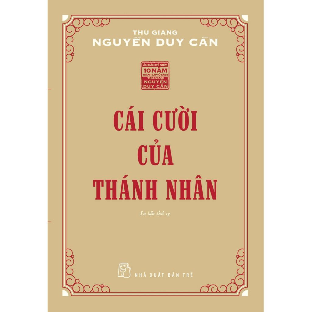  TS Thu Giang - Cái cười của Thánh nhân - Bìa Mềm 