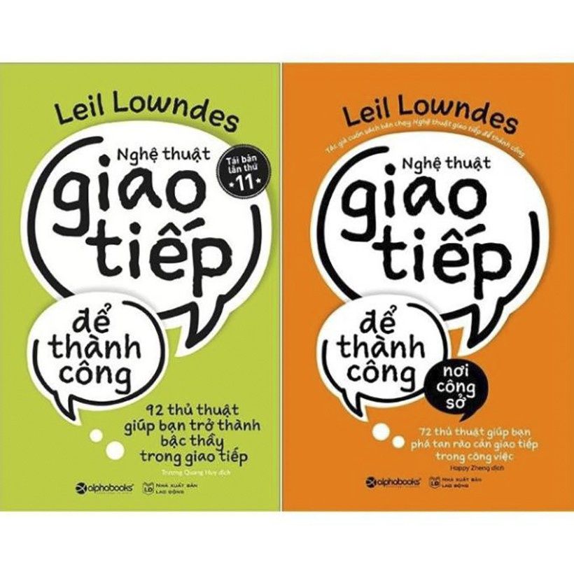  (Combo 2 cuốn) - Nghệ Thuật Giao Tiếp Để Thành Công + Nghệ Thuật Giao Tiếp Để Thành Công Nơi Công Sở 