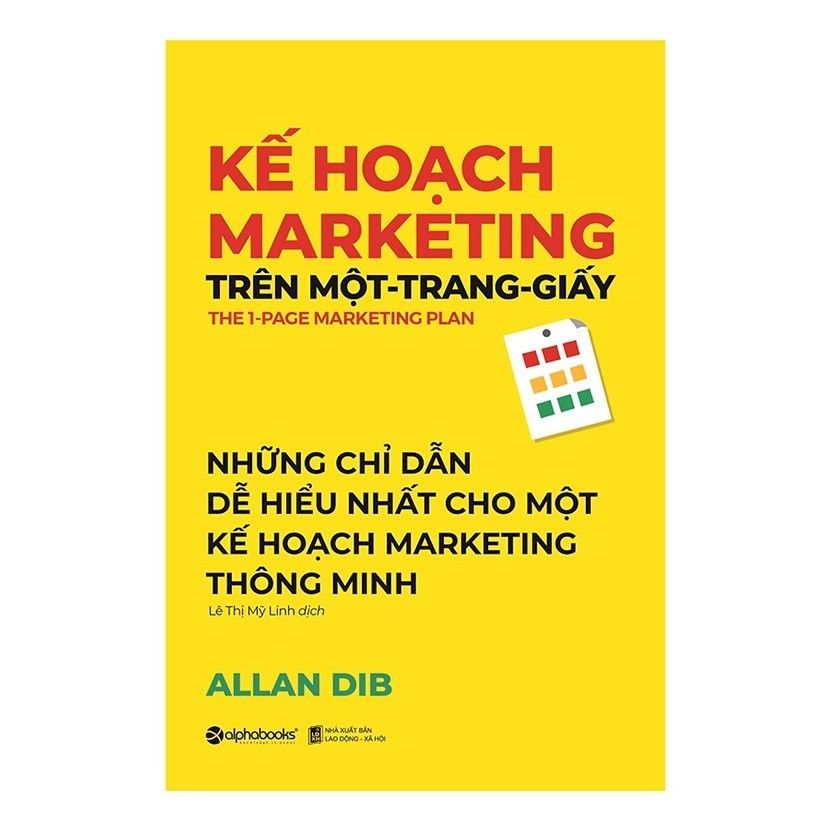  Sách Kế Hoạch Marketing Trên Một Trang Giấy 