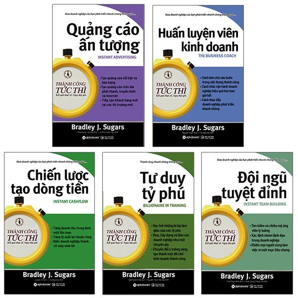  Thành Công Tức Thì (Trọn bộ 5 cuốn) 