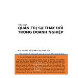  HBR Quản Lý Sự Thay Đổi : On Change Management 