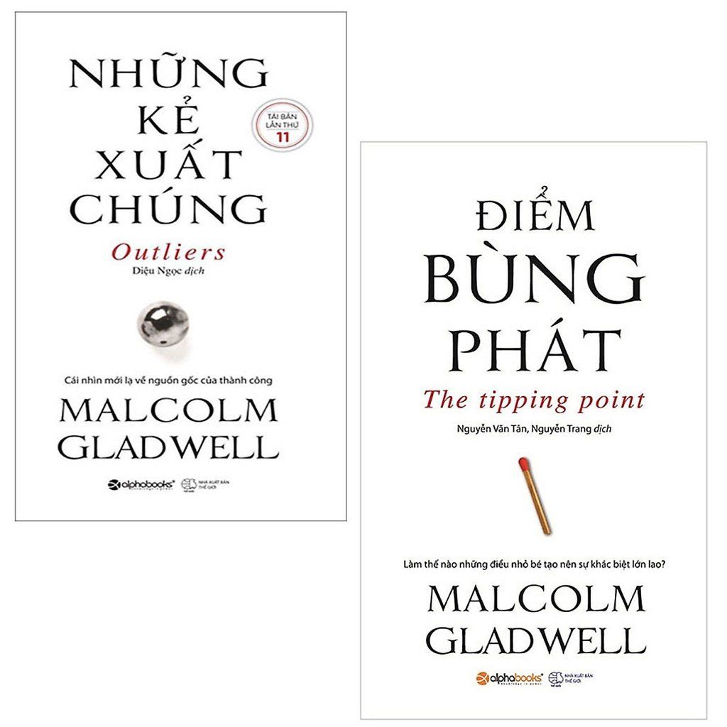  Combo 2 cuốn Điểm Bùng Phát và Những Kẻ Xuất Chúng 