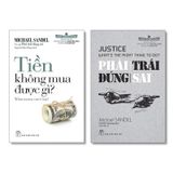  Bộ 2 Cuốn : Tiền Không Mua Được Gì? + Phải Trái Đúng Sai ( Combo 2 Cuốn ) 