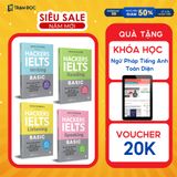  Sách -Hackers Ielts Basic ( Reading + Listening + Writing + Speaking ) 
