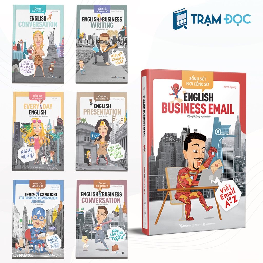  ( Combo 7 Cuốn Mới Nhất ): Sống Sót Nơi Công Sở - English Business 
