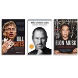  Tiểu Sử Steve Jobs + Bill Gates + Elon Musk 