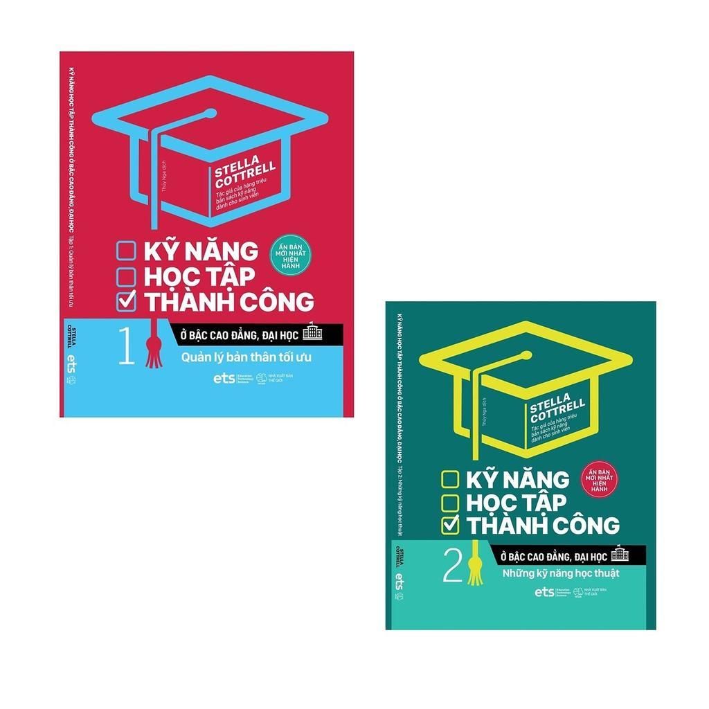  Combo 2 cuốn Kỹ Năng Học Tập Thành Công Ở Bậc Cao Đẳng, Đại Học 
