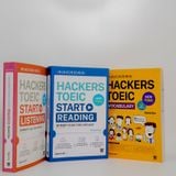  Combo Hacker TOEIC Vocabulary + Start Reading + Start Listening ( 3 cuốn ) 