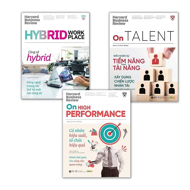  Bộ HBR OnPoint Quản Lý Nhân Sự Thời 4.0 : On Talent + Hybrid Workplace + On High Performance 