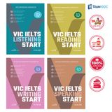  Combo 4 cuốn VIC Start IELTS All in One: Reading + Writing + Listening + Speaking 