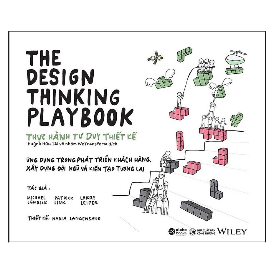  Sách Alpha Books The Design Thinking Playbook Thực Hành Tư Duy Thiết Kế 