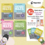  Hacker IELTS Basic: Reading + Listening + Writing + Speaking (Combo 4 Cuốn) 