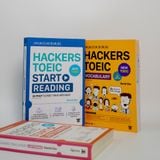  Combo Hacker TOEIC Vocabulary + Start Reading + Start Listening ( 3 cuốn ) 