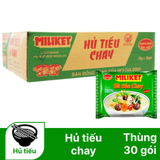  Thùng 30 gói hủ tiếu chay Miliket 65g 