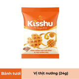  Bánh trứng tươi chà bông vị BBQ Kisshu gói 24g 