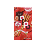  Bánh que Lotte Toppo nhân kem dâu hộp 40g 
