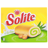  Bánh bông lan cuộn kem vị lá dứa Solite hộp 288g (16 cái) 