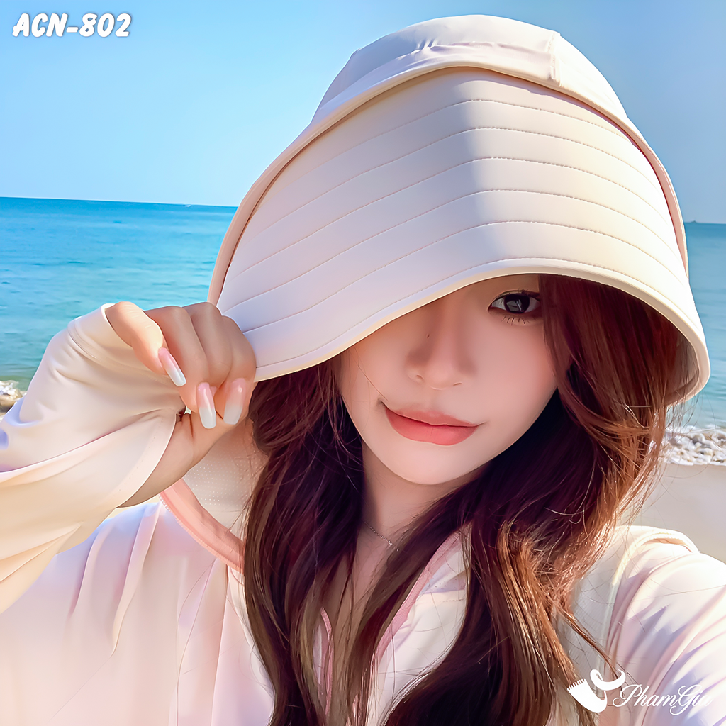 Góc Phía Trên Áo Chống Nắng Hạ Nhiệt Uni-Cool Max Cao Cấp Màu Hồng Pastel