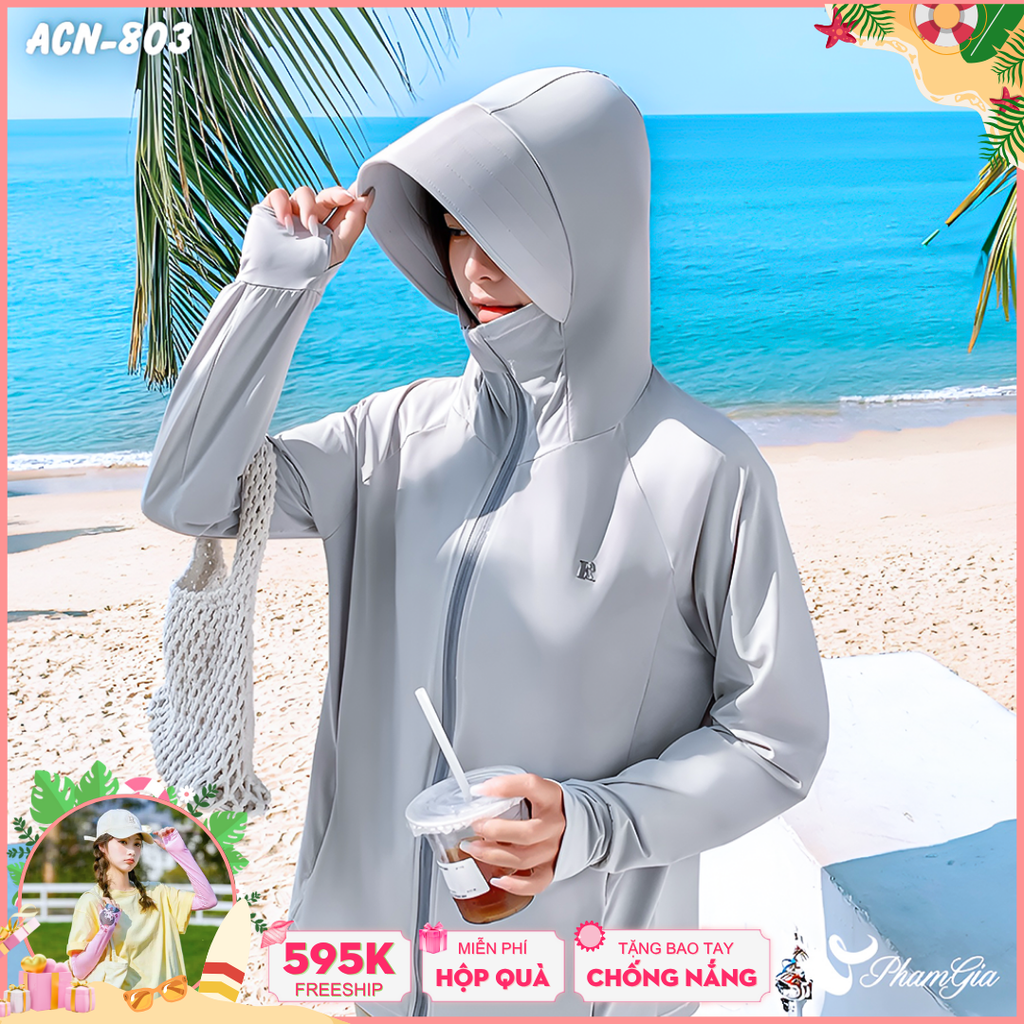 Áo Chống Nắng Hạ Nhiệt Uni-Cool Max Cao Cấp Màu Xám