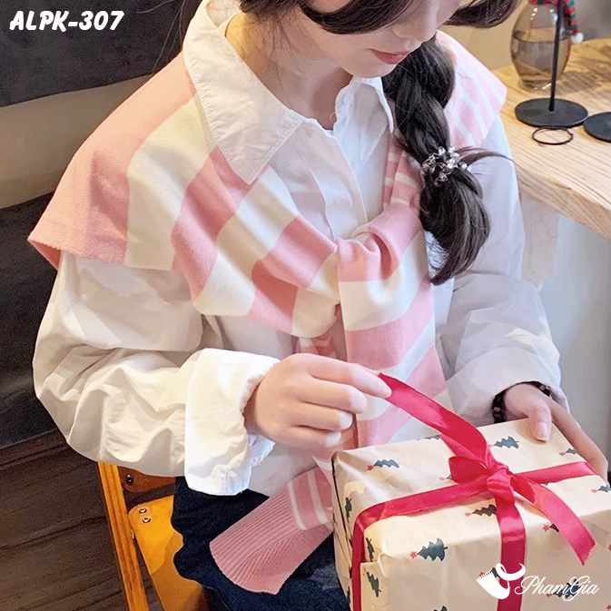 Cận Cảnh ạt Áo Thời Trang Phong Cách Hàn Quốc Cao Cấp Màu Hồng Baby