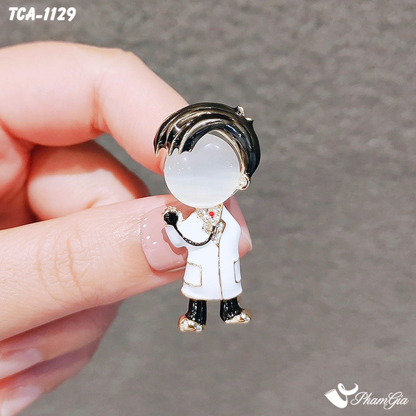Ghim Cài Áo Bác Sĩ Nam Thanh Lịch (TCA1129)