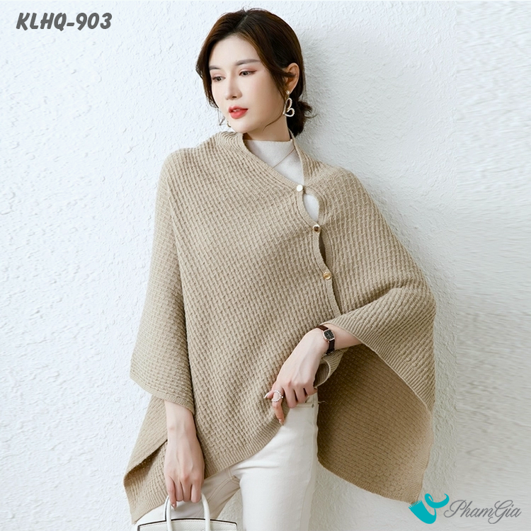 Người Mẫu Mặc Khăn Len Giữ Ấm Đa Năng Phong Cách Hàn Quốc Cao Cấp Màu Beige