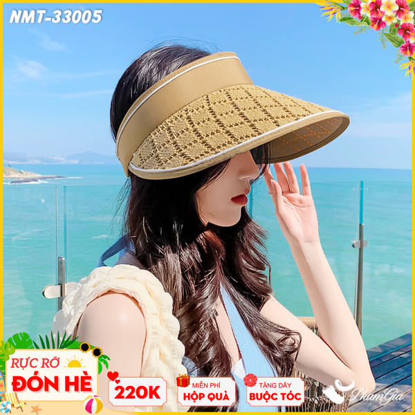 Nón Mui Trần Chống Nắng Cách Nhiệt Thời Trang Màu Xanh Oliu (NMT33005)