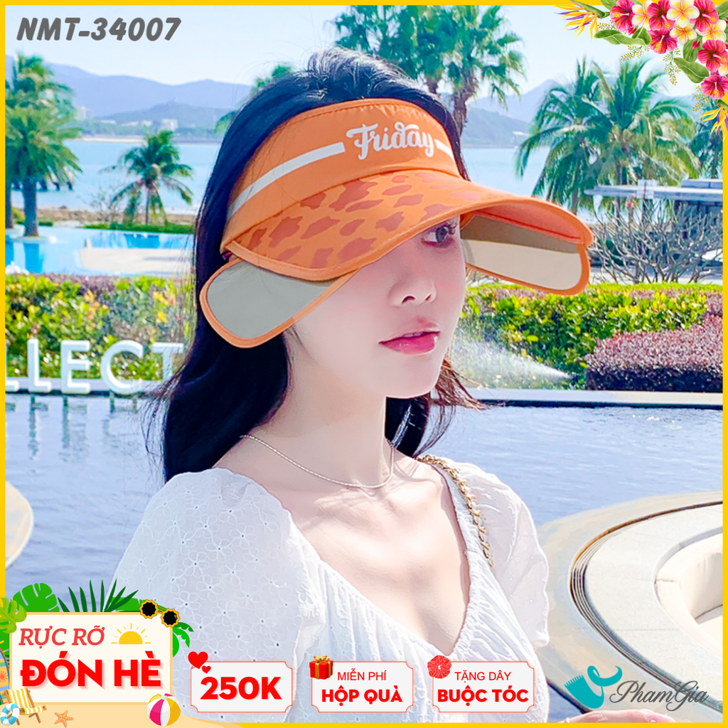 Nón Mui Trần Tích Hợp Cánh Dơi Chống Nắng Cách Nhiệt Tối Ưu Màu Cam