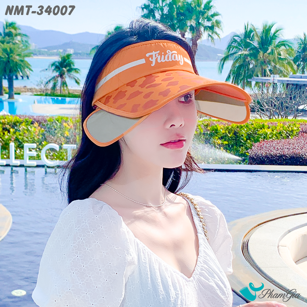 Nón Mui Trần Tích Hợp Cánh Dơi Chống Nắng Cách Nhiệt Tối Ưu Màu Cam