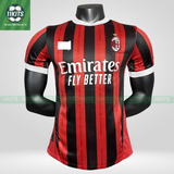  Áo Ac Milan sân nhà đỏ đen 24/25 bản Player 