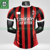  Áo Ac Milan sân nhà đỏ đen 24/25 bản Player 