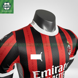  Áo Ac Milan sân nhà đỏ đen 24/25 bản Player 