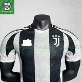  Áo Juventus sân nhà trắng đen 24/25 bản Player 