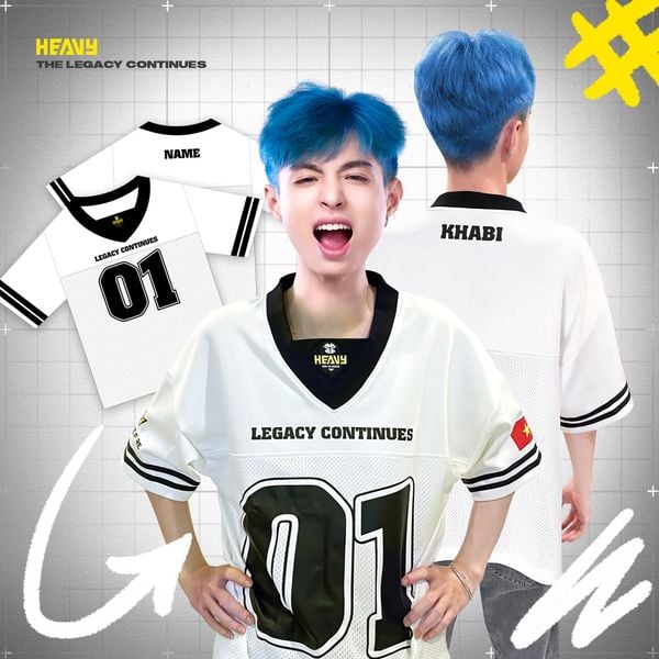  Áo T-shirt streetstyle HEAVY Chính Hãng - HEAVY Legacy Continues 